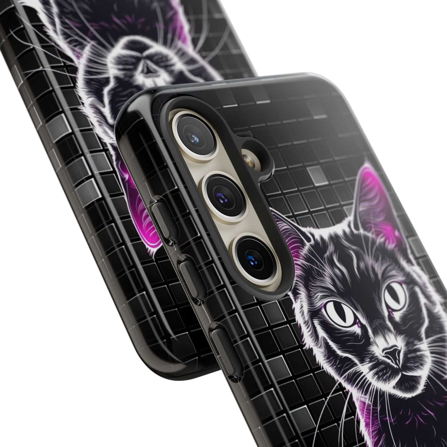 Cat Phone Case - Meow Magic, Cute Cat Lover Gift, Cat Mom Accessory, Pet-Themed Phone Cover, Stylish Cat Art Case