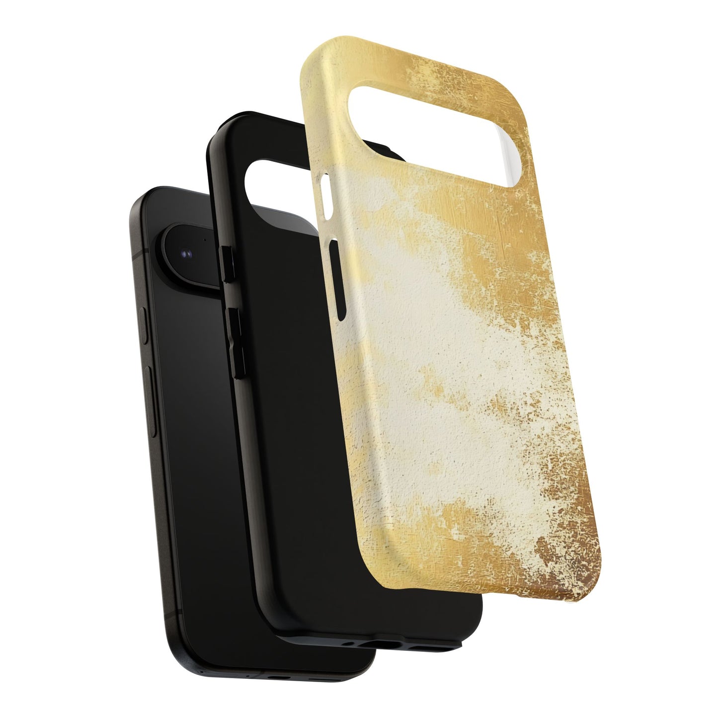 Stylish Phone Case - Gold Texture, Tough Cases, Protective Cover, Gift for Him, Glamorous Phone Accessory