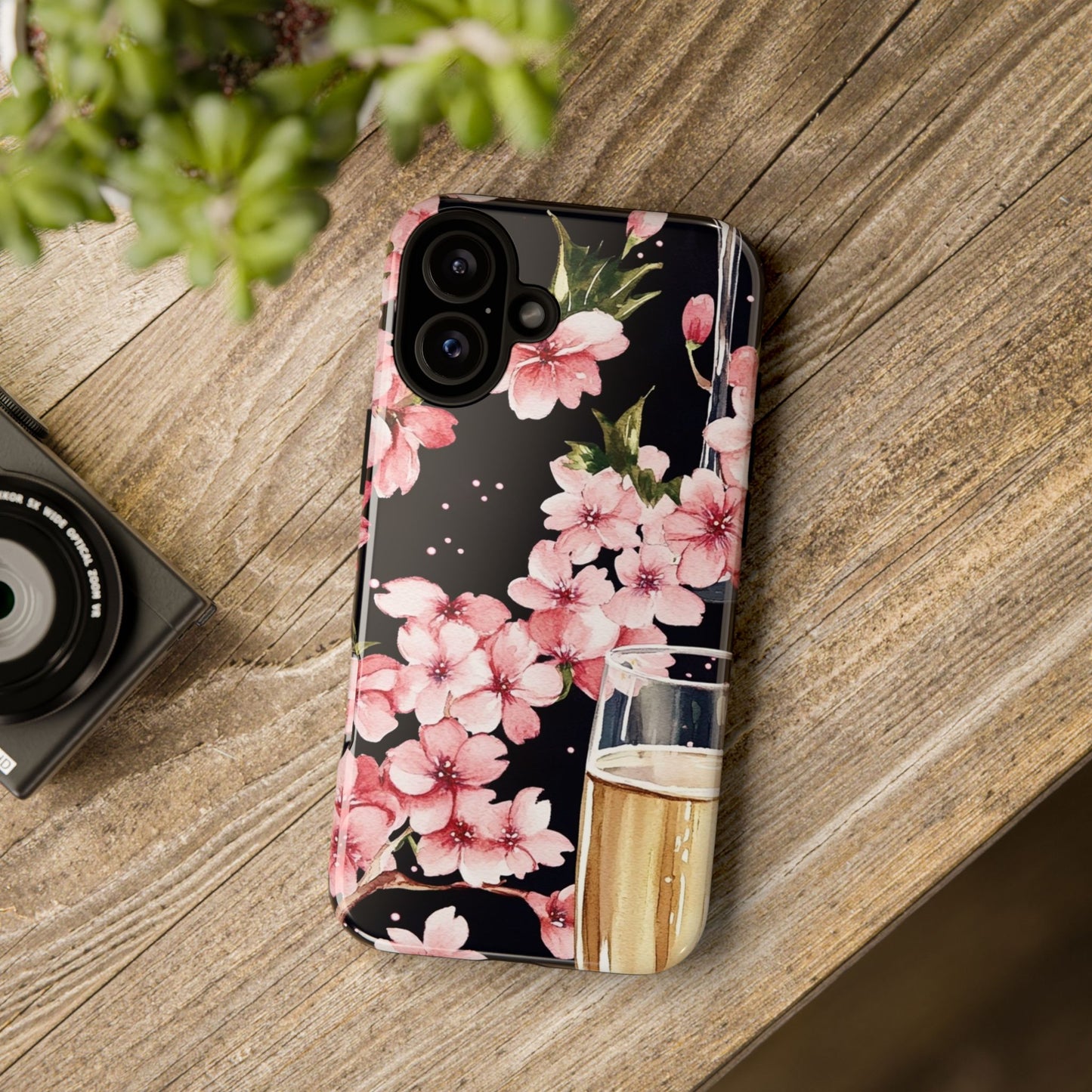 Chic Phone Case with Floral Design, Elegant Phone Cover for Women, Gift for Birthdays, Mother's Day, or Celebrations