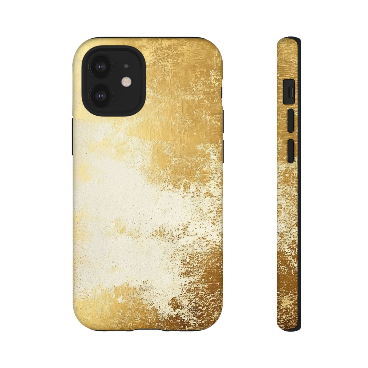 Stylish Phone Case - Gold Texture, Tough Cases, Protective Cover, Gift for Him, Glamorous Phone Accessory