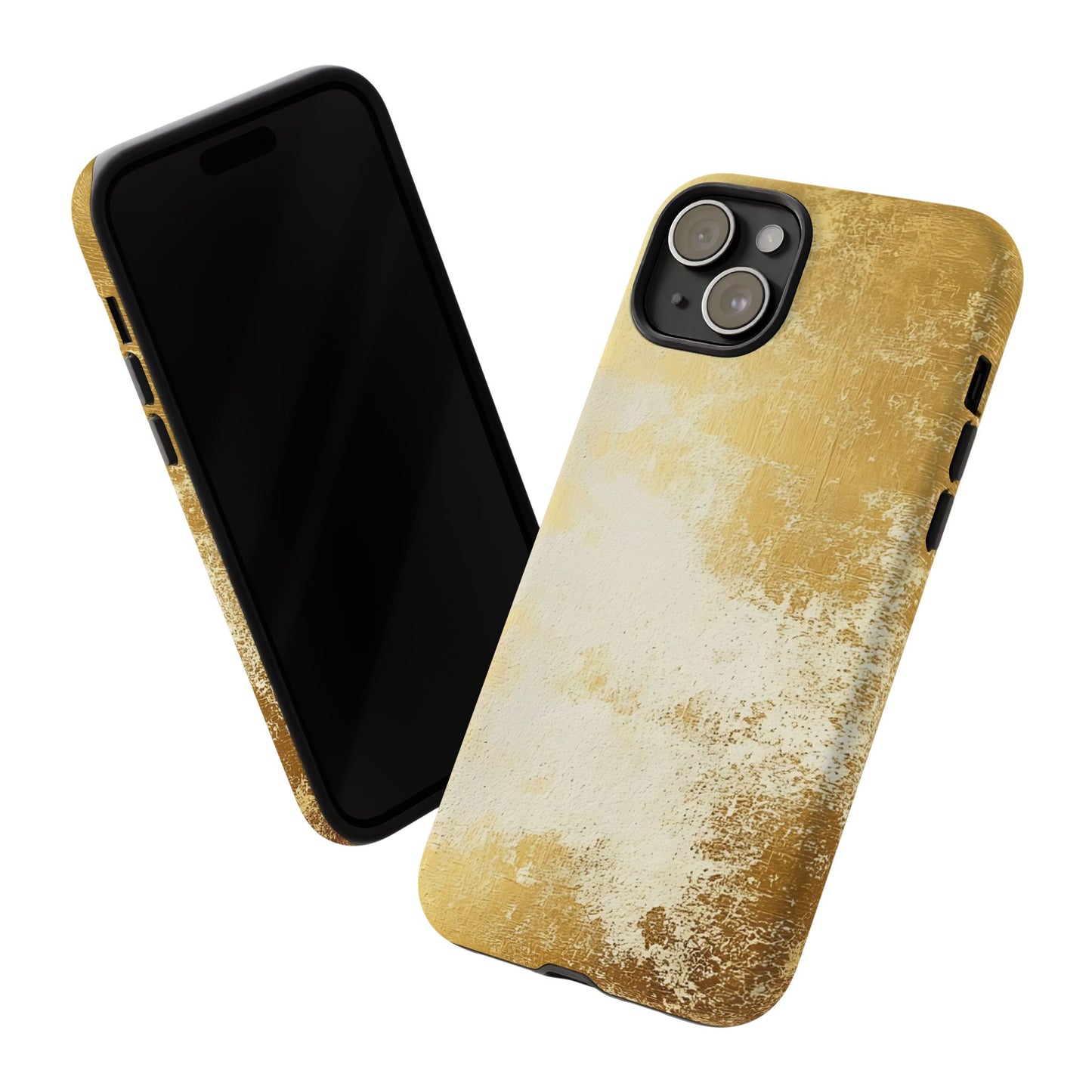 Stylish Phone Case - Gold Texture, Tough Cases, Protective Cover, Gift for Him, Glamorous Phone Accessory