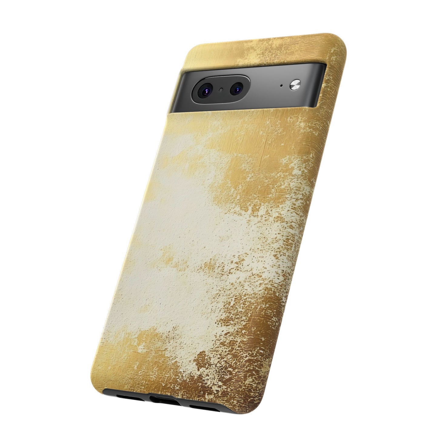 Stylish Phone Case - Gold Texture, Tough Cases, Protective Cover, Gift for Him, Glamorous Phone Accessory