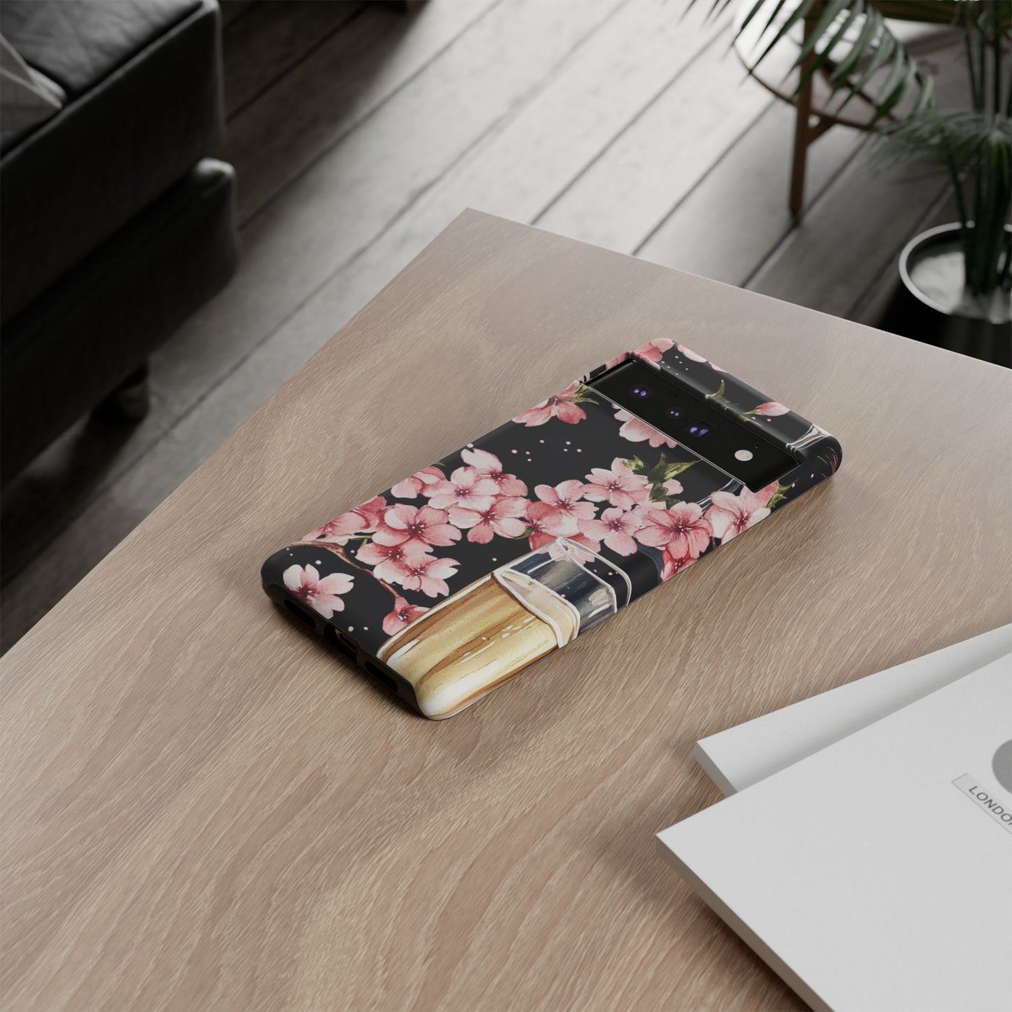Chic Phone Case with Floral Design, Elegant Phone Cover for Women, Gift for Birthdays, Mother's Day, or Celebrations