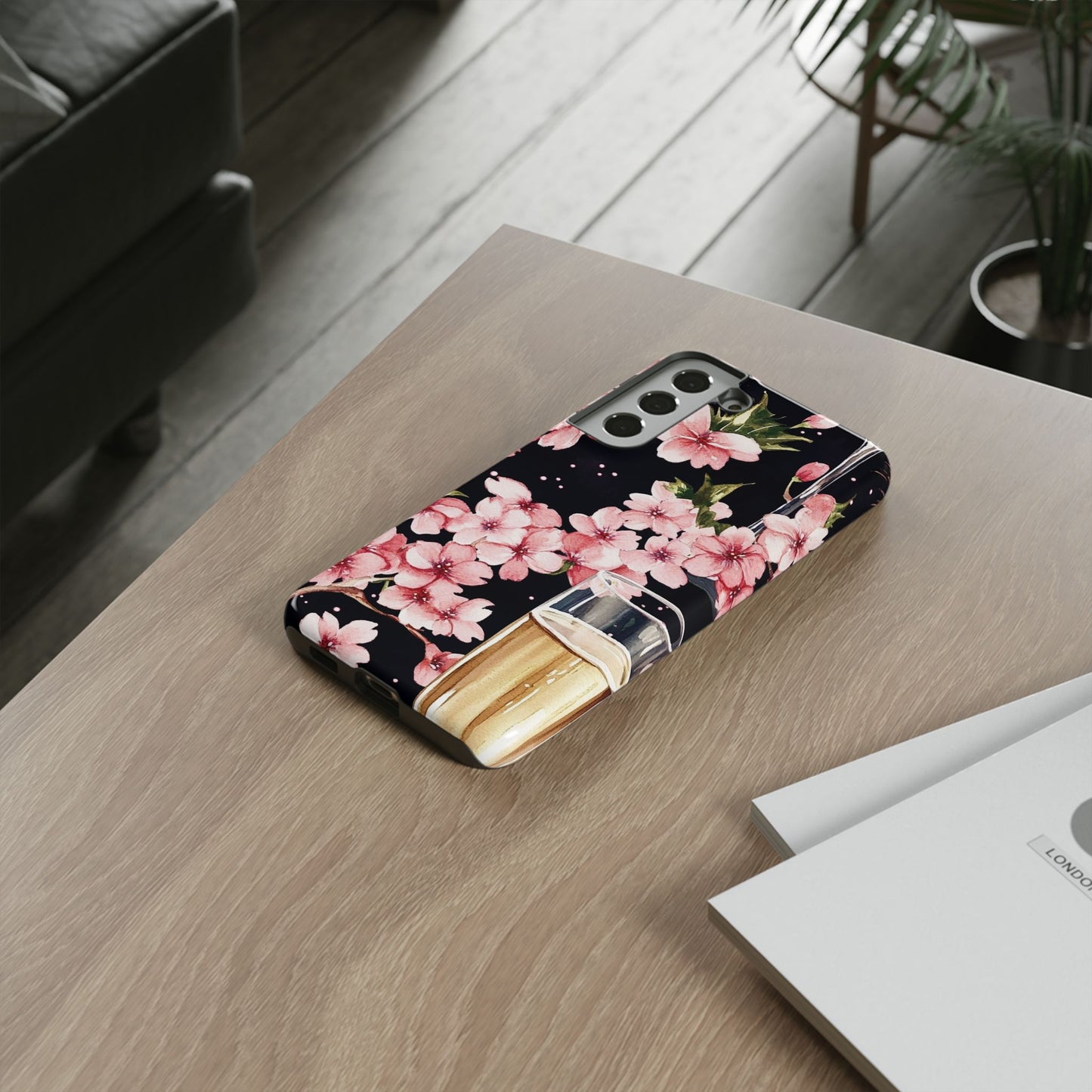 Chic Phone Case with Floral Design, Elegant Phone Cover for Women, Gift for Birthdays, Mother's Day, or Celebrations