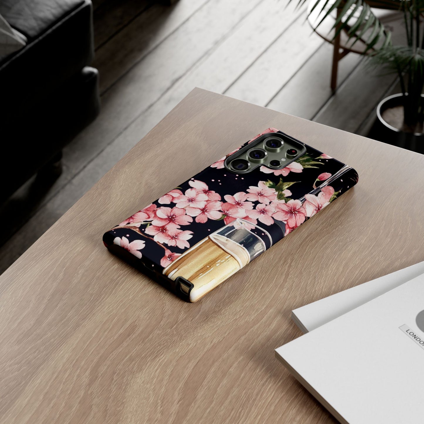 Chic Phone Case with Floral Design, Elegant Phone Cover for Women, Gift for Birthdays, Mother's Day, or Celebrations