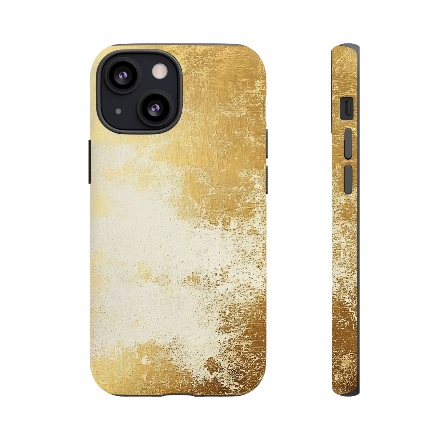 Stylish Phone Case - Gold Texture, Tough Cases, Protective Cover, Gift for Him, Glamorous Phone Accessory