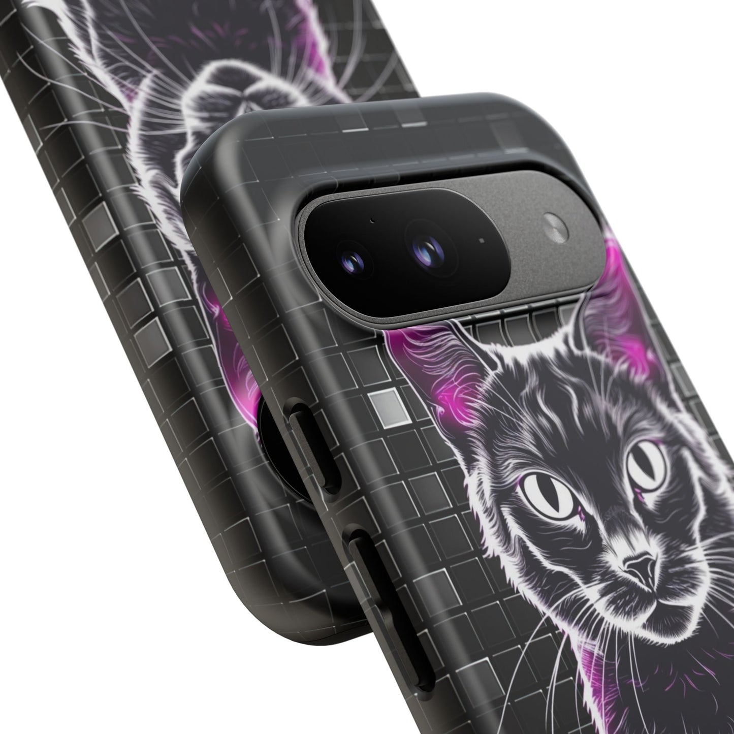 Cat Phone Case - Meow Magic, Cute Cat Lover Gift, Cat Mom Accessory, Pet-Themed Phone Cover, Stylish Cat Art Case