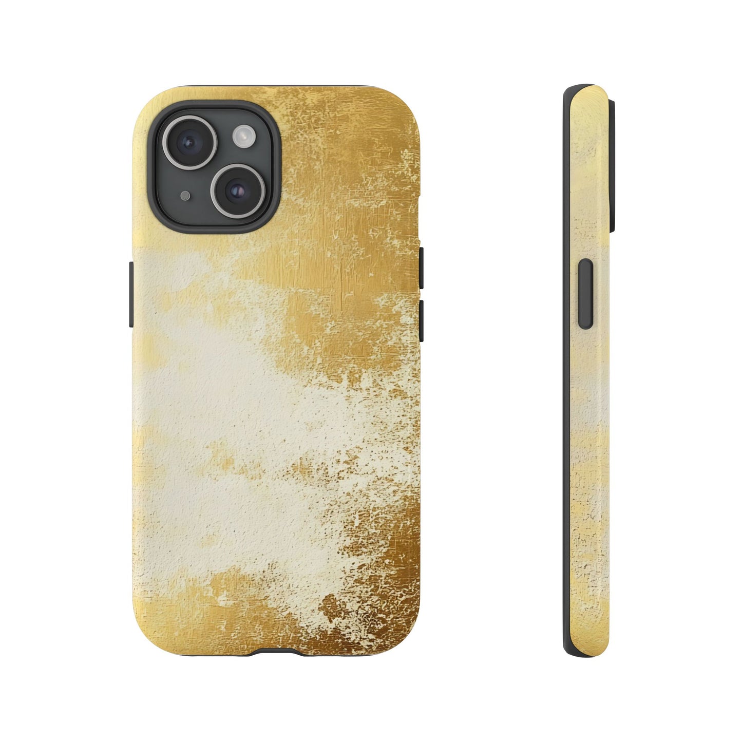 Stylish Phone Case - Gold Texture, Tough Cases, Protective Cover, Gift for Him, Glamorous Phone Accessory