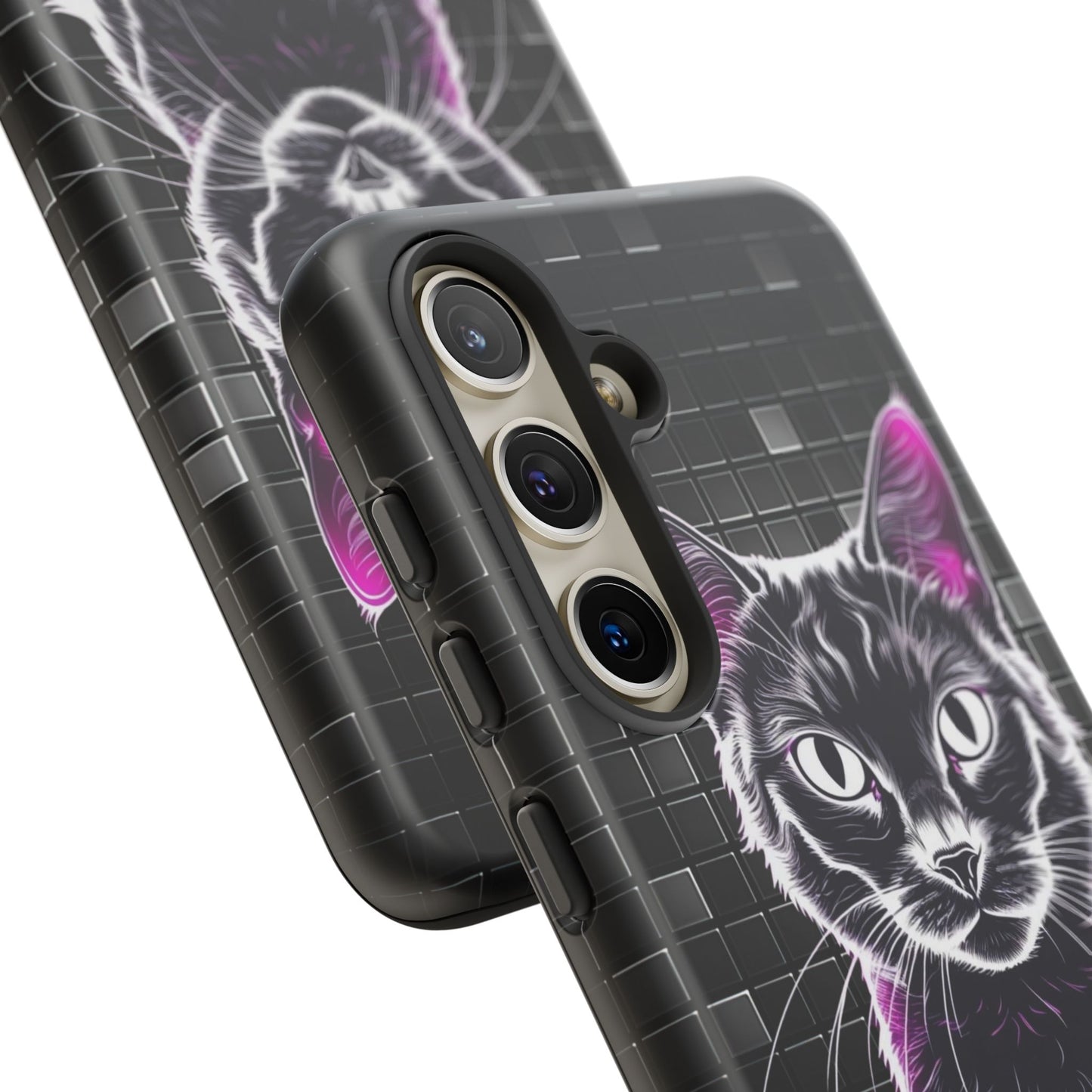 Cat Phone Case - Meow Magic, Cute Cat Lover Gift, Cat Mom Accessory, Pet-Themed Phone Cover, Stylish Cat Art Case