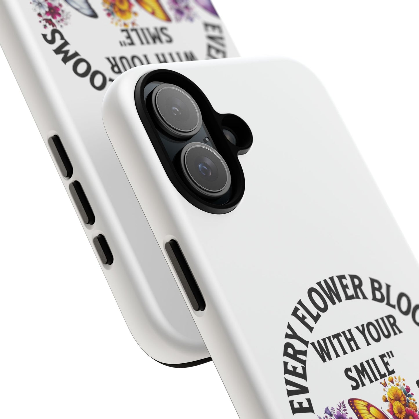 Butterfly Phone Case - Inspirational Floral Design, Perfect Gift for Nature Lovers, Birthdays, and Encouragement