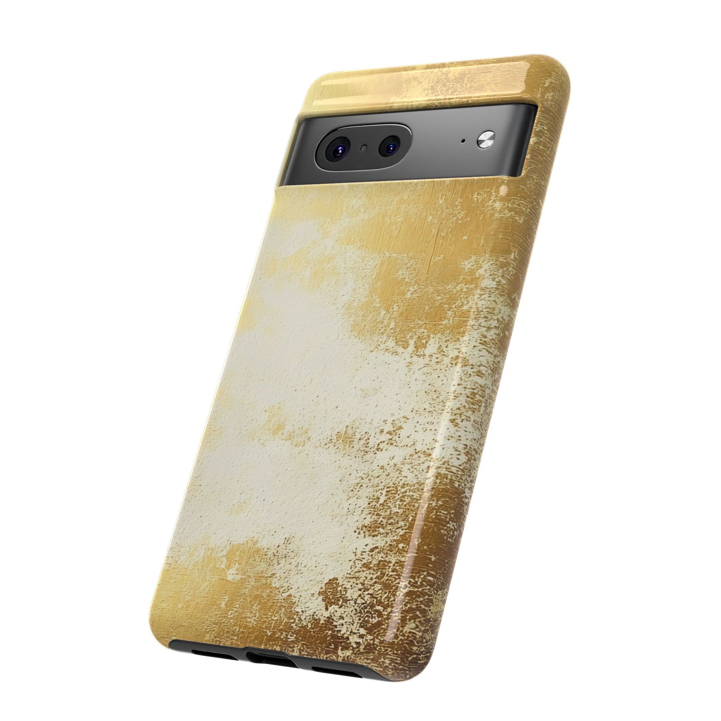 Stylish Phone Case - Gold Texture, Tough Cases, Protective Cover, Gift for Him, Glamorous Phone Accessory