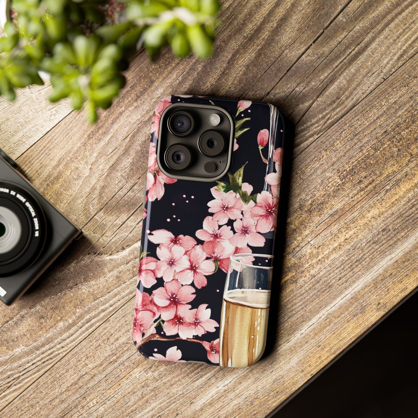 Chic Phone Case with Floral Design, Elegant Phone Cover for Women, Gift for Birthdays, Mother's Day, or Celebrations
