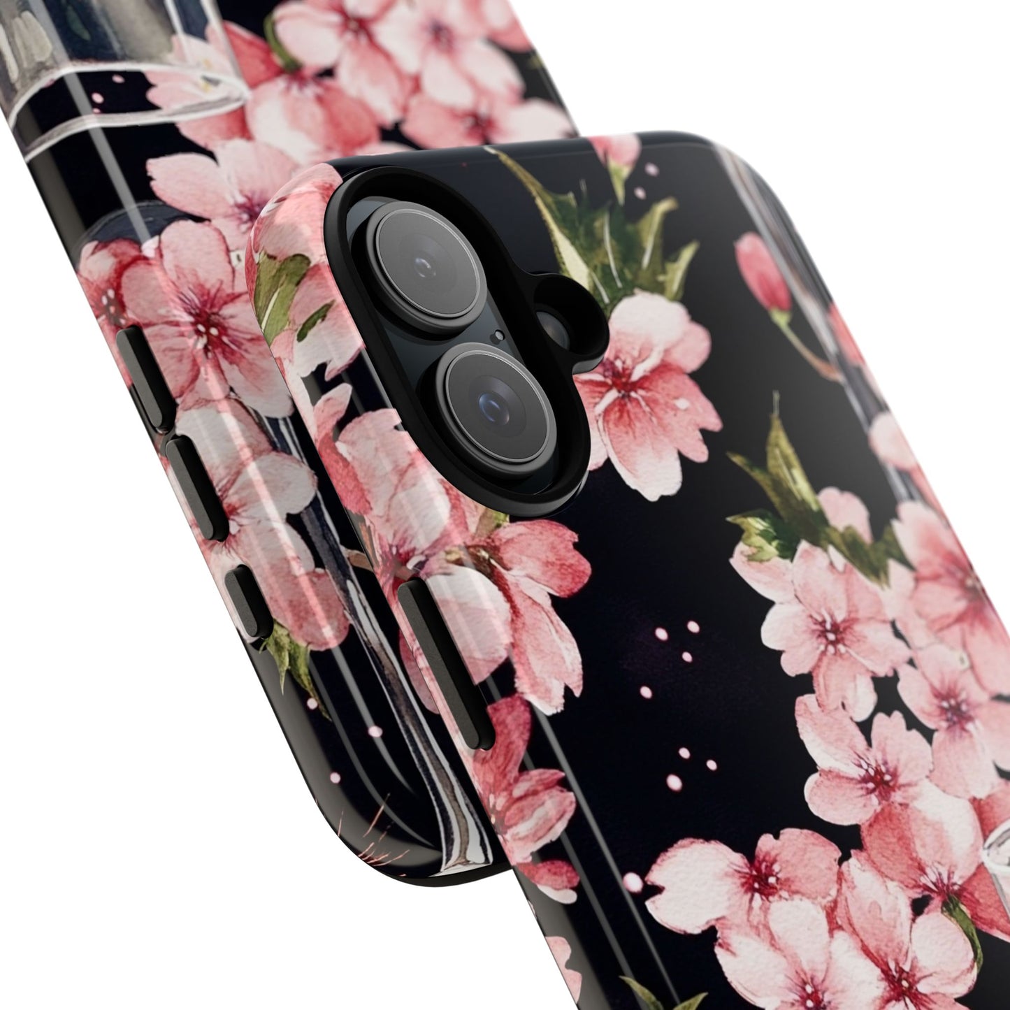Chic Phone Case with Floral Design, Elegant Phone Cover for Women, Gift for Birthdays, Mother's Day, or Celebrations