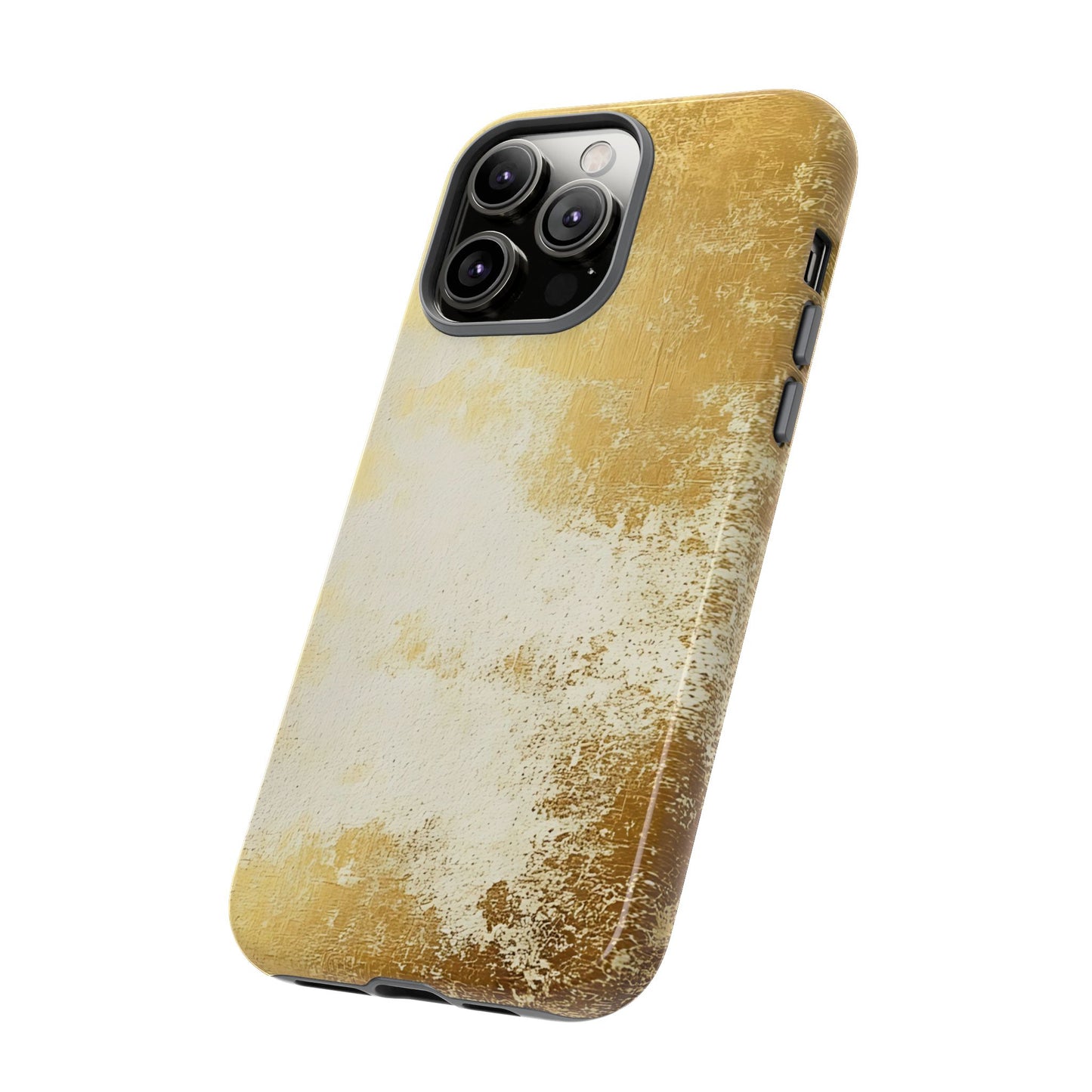 Stylish Phone Case - Gold Texture, Tough Cases, Protective Cover, Gift for Him, Glamorous Phone Accessory