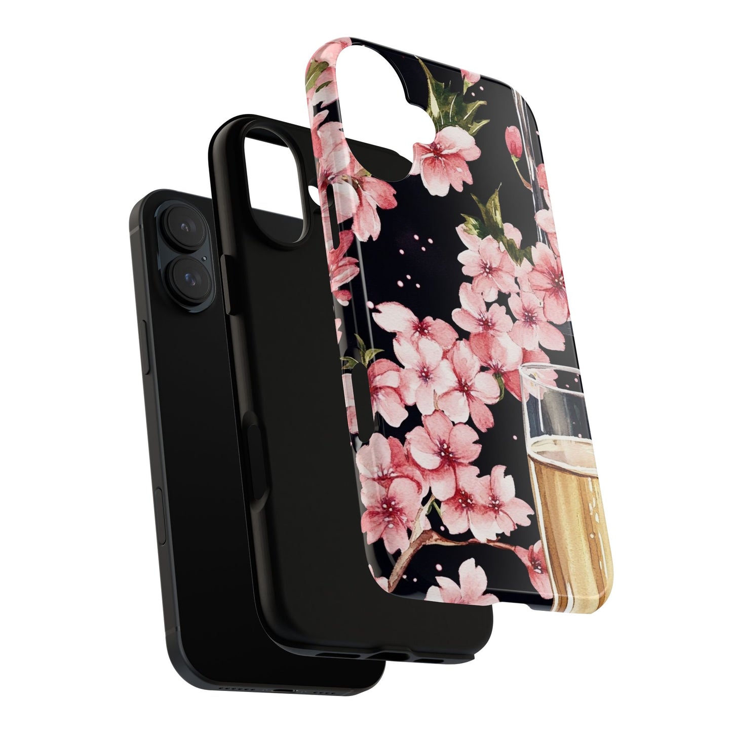 Chic Phone Case with Floral Design, Elegant Phone Cover for Women, Gift for Birthdays, Mother's Day, or Celebrations