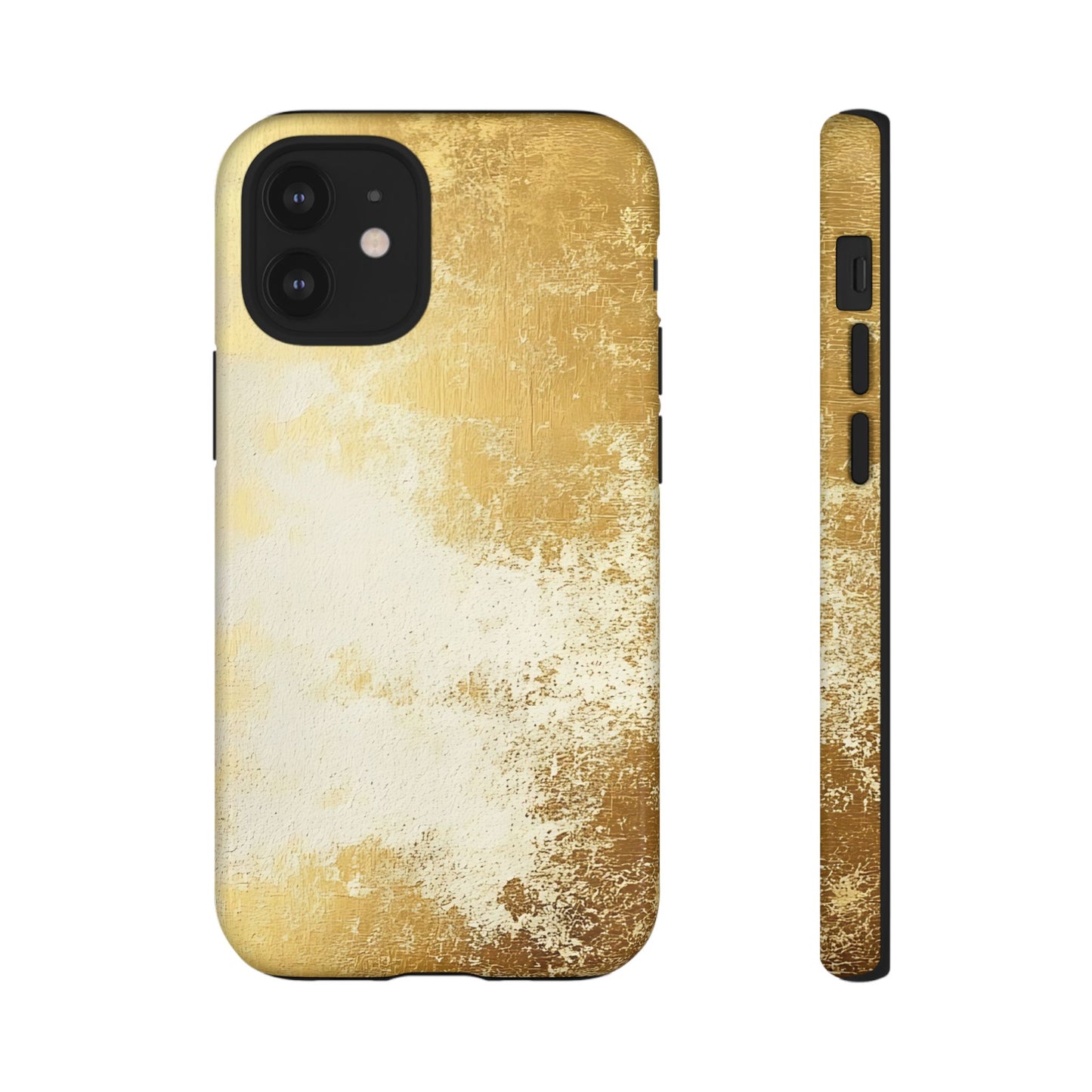 Stylish Phone Case - Gold Texture, Tough Cases, Protective Cover, Gift for Him, Glamorous Phone Accessory