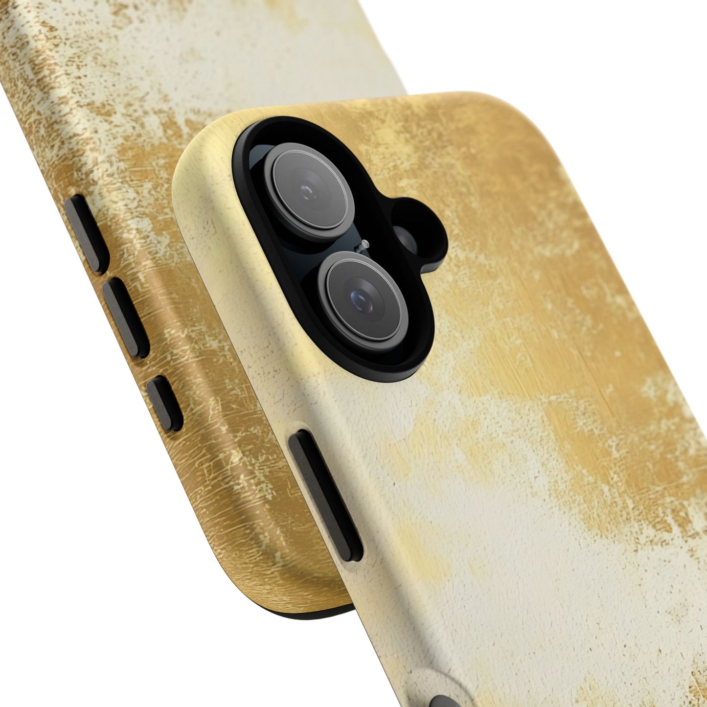 Stylish Phone Case - Gold Texture, Tough Cases, Protective Cover, Gift for Him, Glamorous Phone Accessory