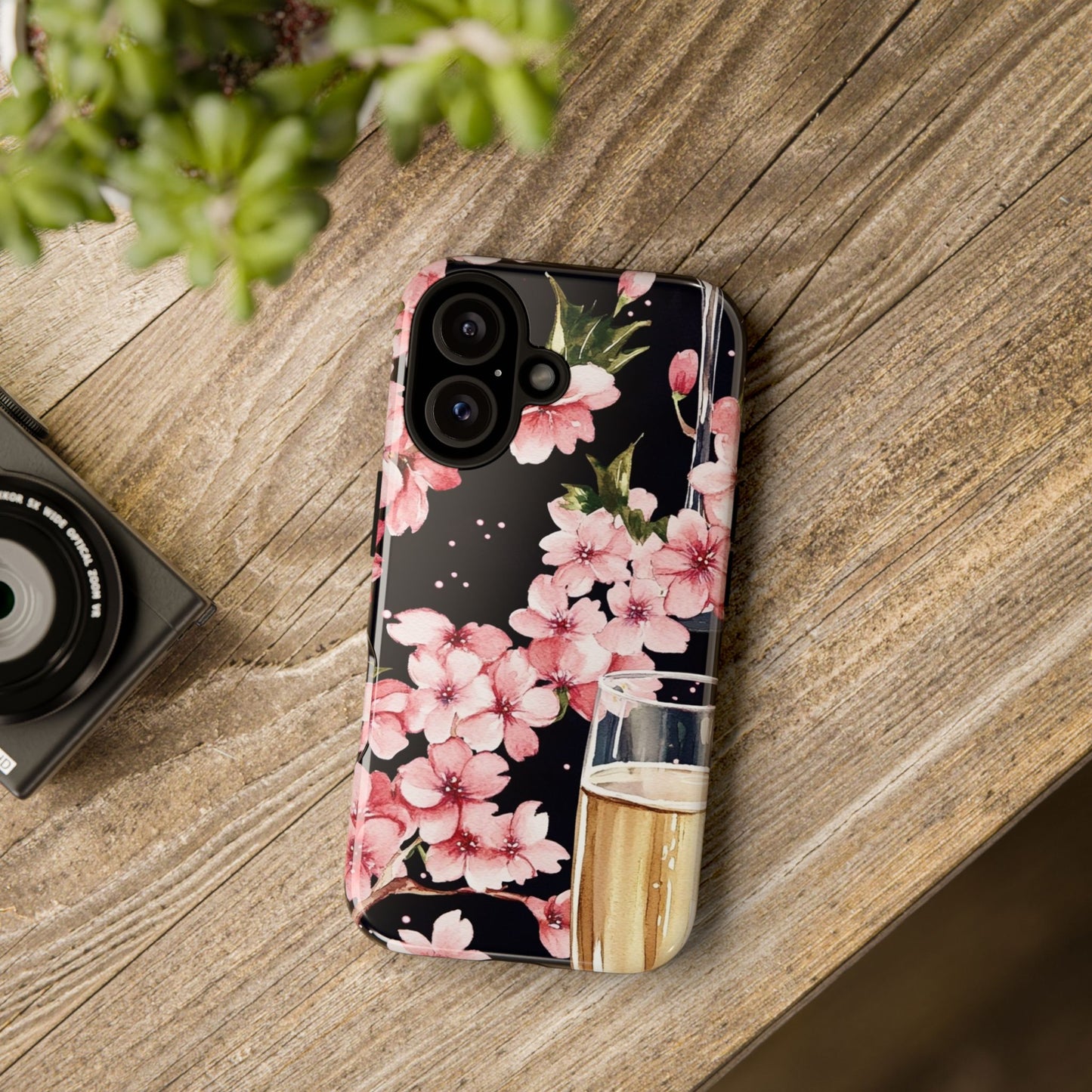 Chic Phone Case with Floral Design, Elegant Phone Cover for Women, Gift for Birthdays, Mother's Day, or Celebrations