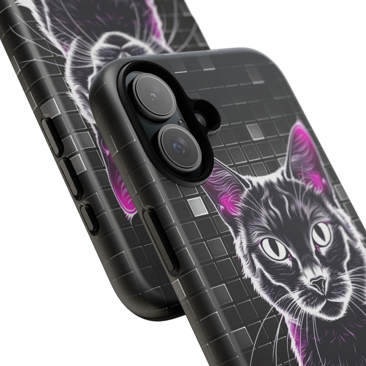 Cat Phone Case - Meow Magic, Cute Cat Lover Gift, Cat Mom Accessory, Pet-Themed Phone Cover, Stylish Cat Art Case