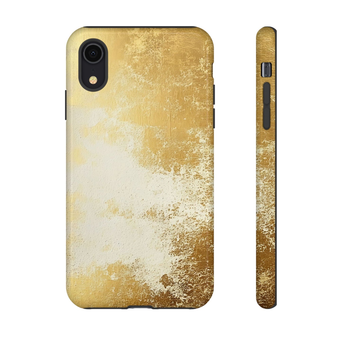Stylish Phone Case - Gold Texture, Tough Cases, Protective Cover, Gift for Him, Glamorous Phone Accessory