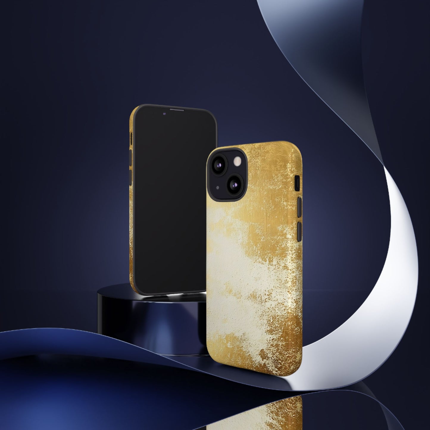 Stylish Phone Case - Gold Texture, Tough Cases, Protective Cover, Gift for Him, Glamorous Phone Accessory