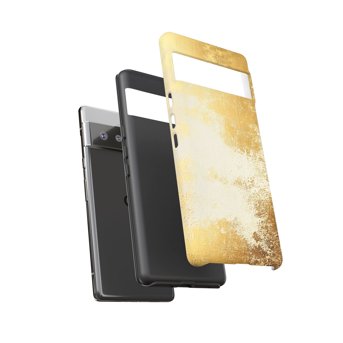 Stylish Phone Case - Gold Texture, Tough Cases, Protective Cover, Gift for Him, Glamorous Phone Accessory