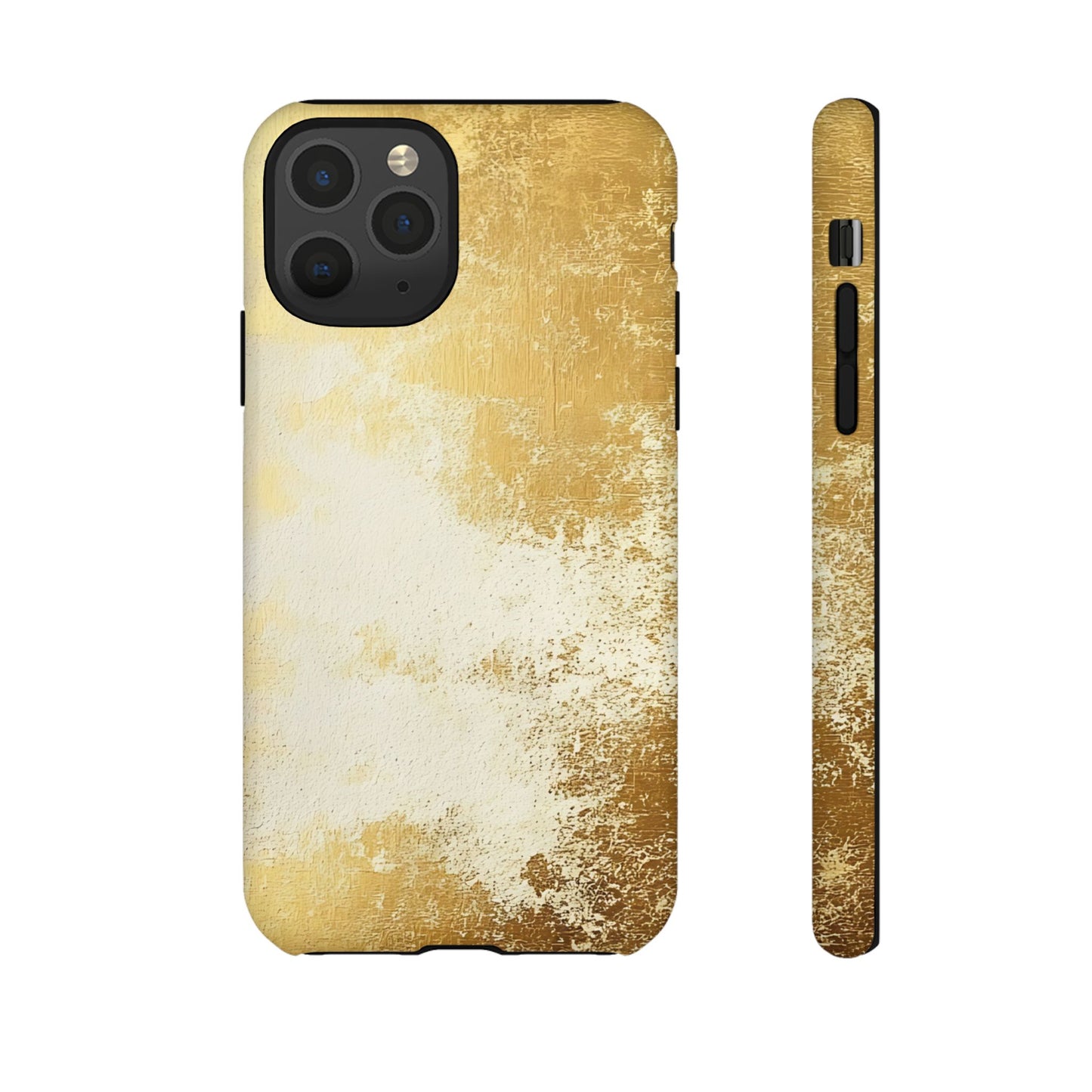 Stylish Phone Case - Gold Texture, Tough Cases, Protective Cover, Gift for Him, Glamorous Phone Accessory