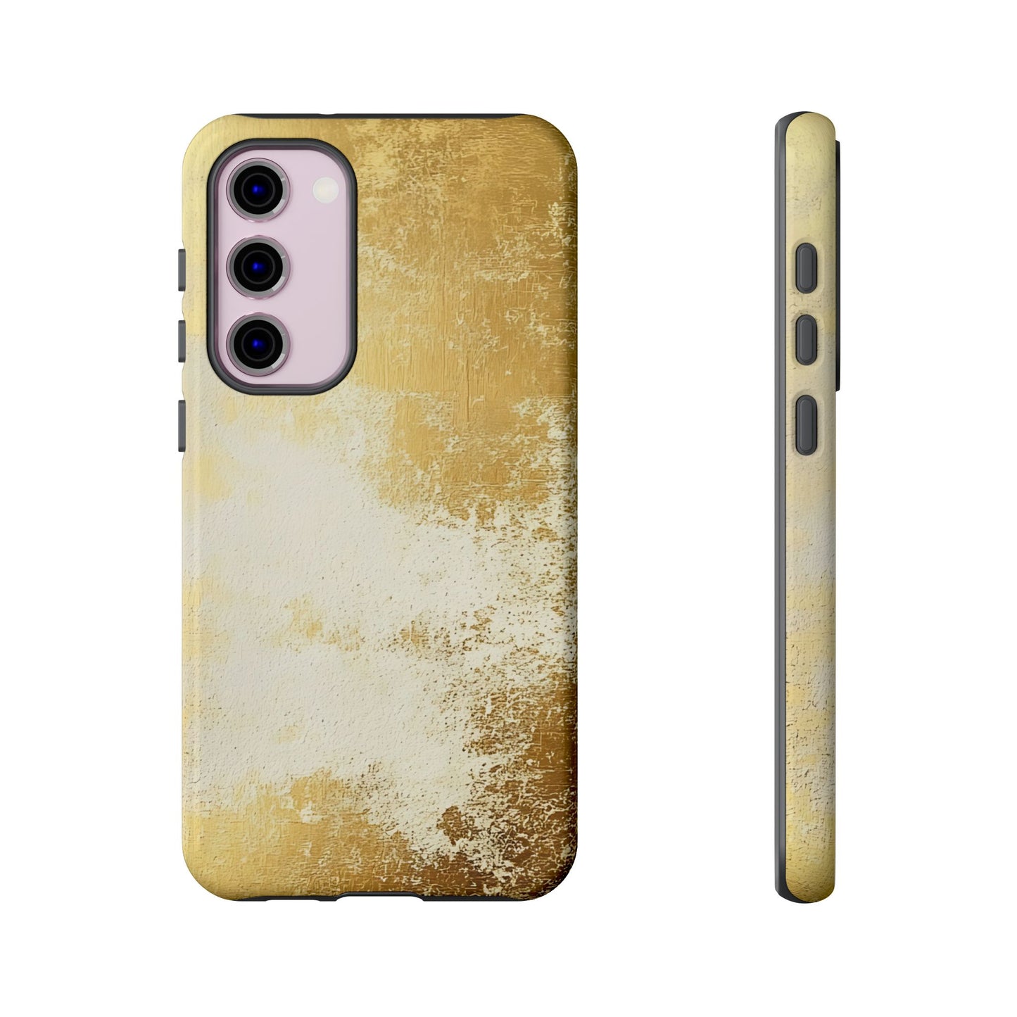 Stylish Phone Case - Gold Texture, Tough Cases, Protective Cover, Gift for Him, Glamorous Phone Accessory