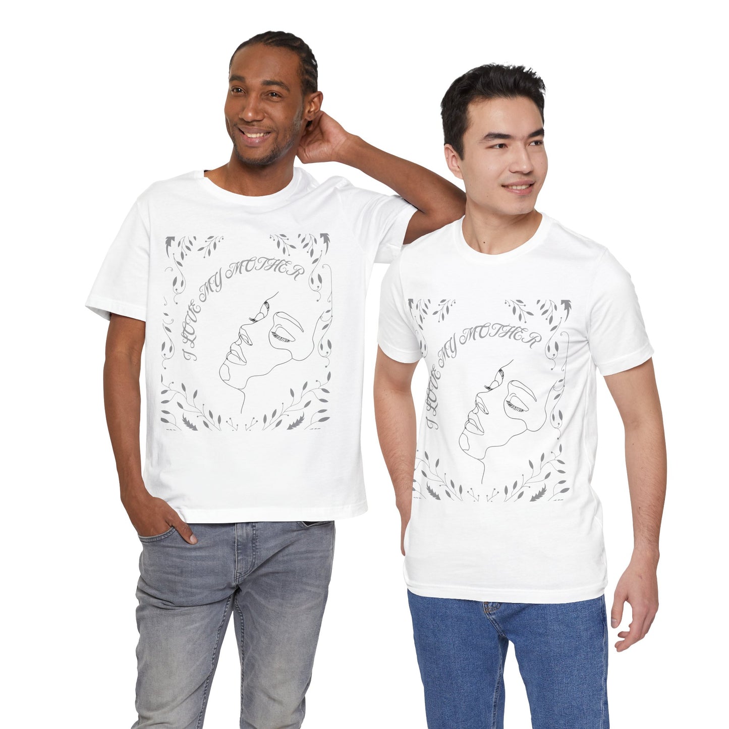 I Love My Mother Unisex Short Sleeve Tee - Perfect Gift for Mother's Day