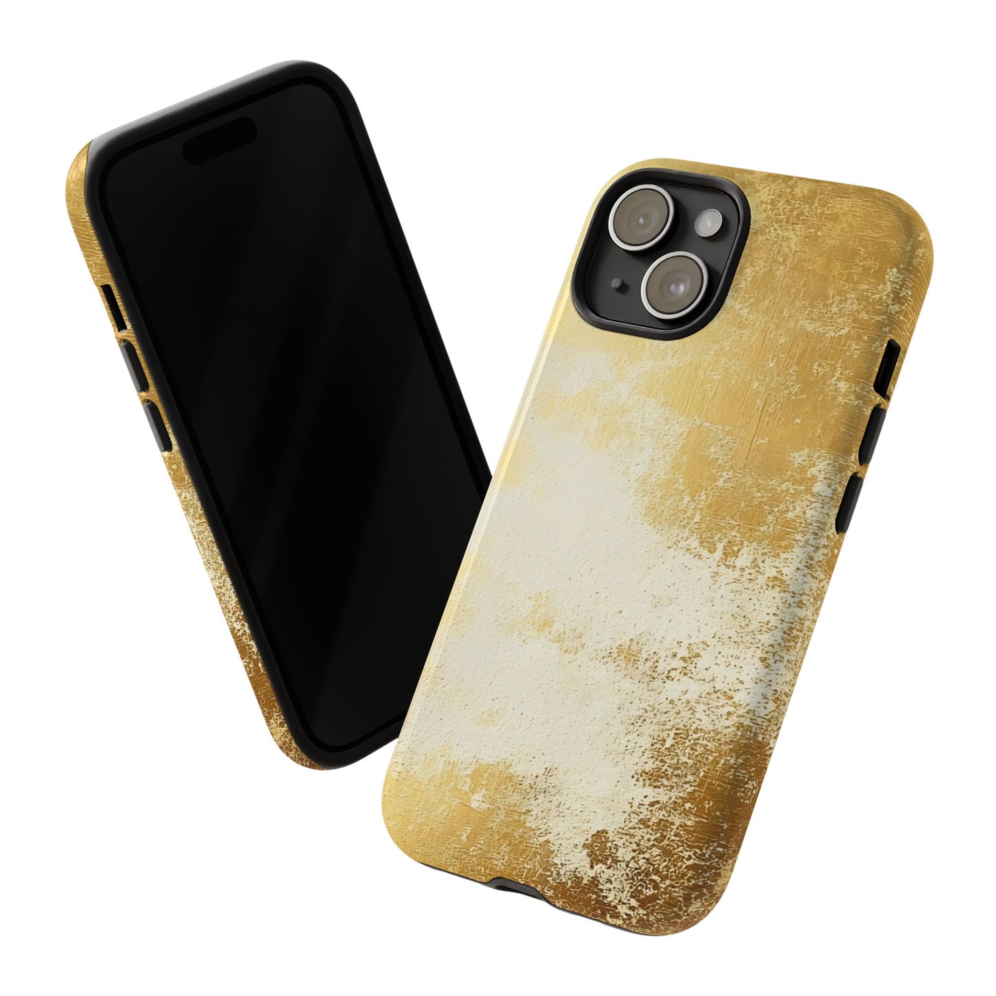 Stylish Phone Case - Gold Texture, Tough Cases, Protective Cover, Gift for Him, Glamorous Phone Accessory