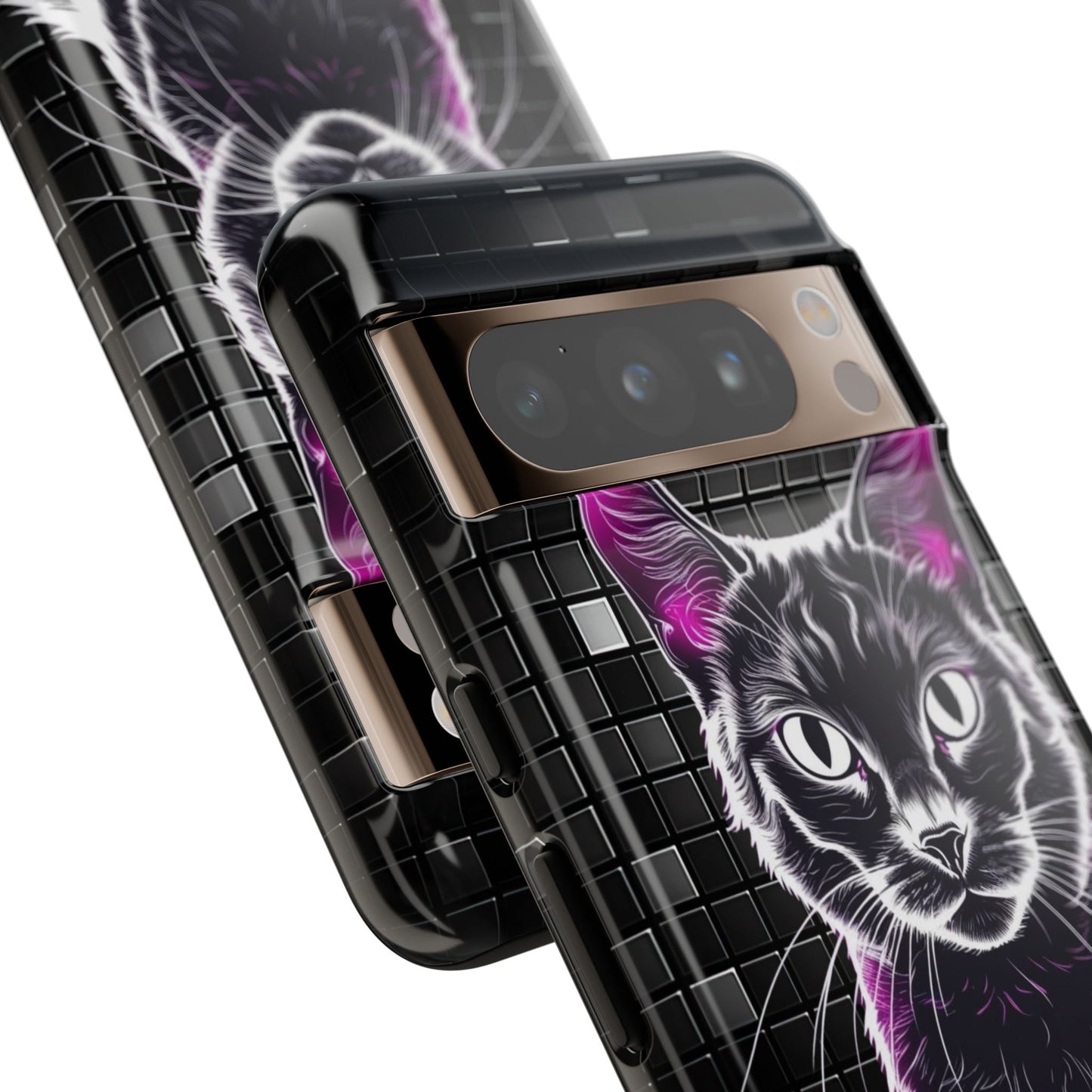 Cat Phone Case - Meow Magic, Cute Cat Lover Gift, Cat Mom Accessory, Pet-Themed Phone Cover, Stylish Cat Art Case