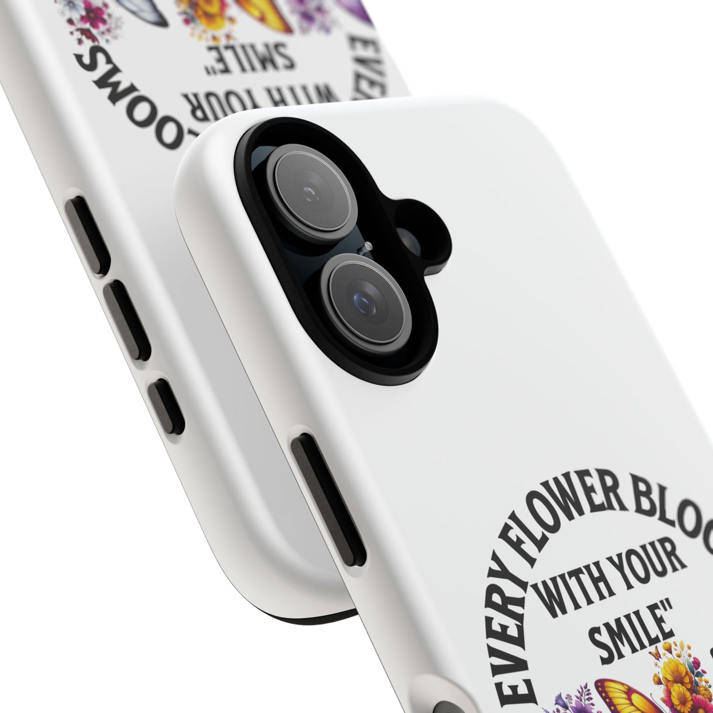 Butterfly Phone Case - Inspirational Floral Design, Perfect Gift for Nature Lovers, Birthdays, and Encouragement