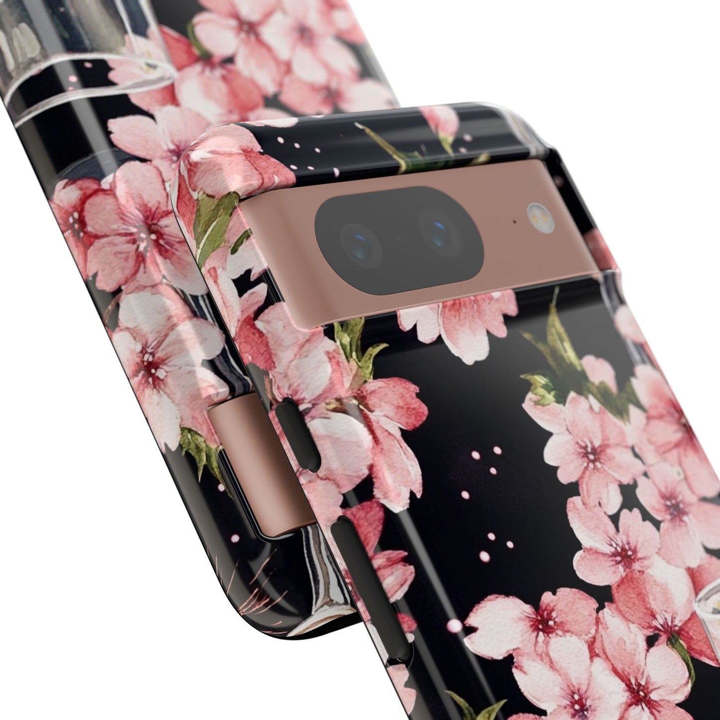 Chic Phone Case with Floral Design, Elegant Phone Cover for Women, Gift for Birthdays, Mother's Day, or Celebrations