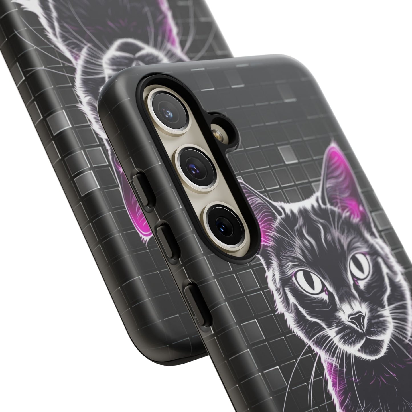 Cat Phone Case - Meow Magic, Cute Cat Lover Gift, Cat Mom Accessory, Pet-Themed Phone Cover, Stylish Cat Art Case