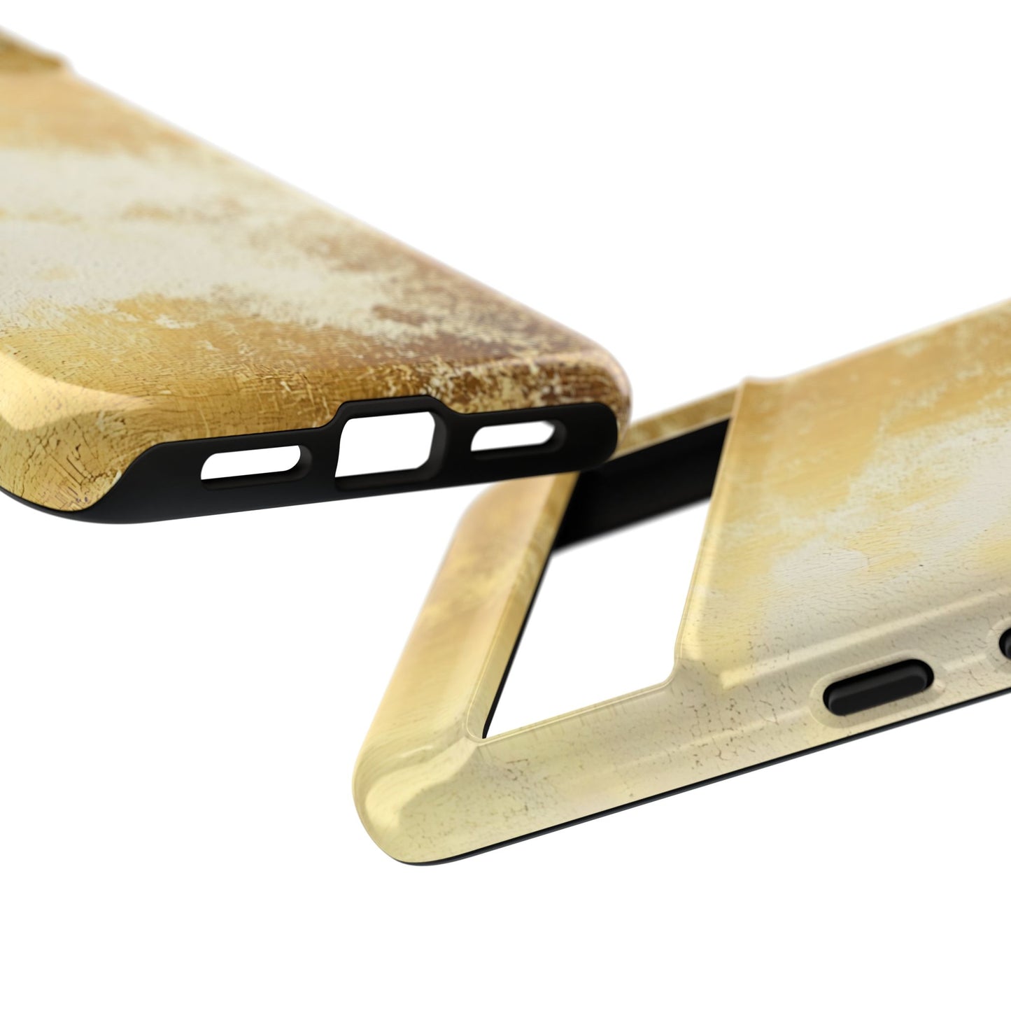Stylish Phone Case - Gold Texture, Tough Cases, Protective Cover, Gift for Him, Glamorous Phone Accessory