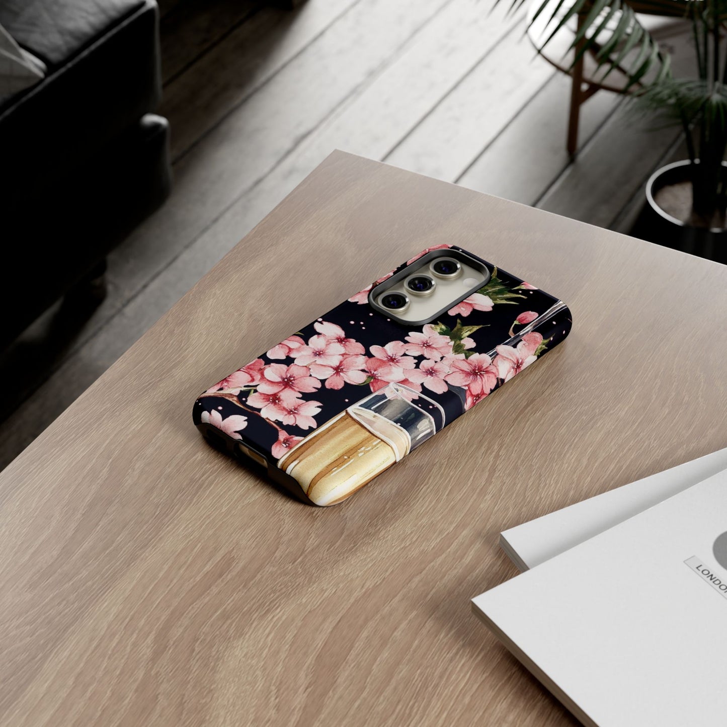 Chic Phone Case with Floral Design, Elegant Phone Cover for Women, Gift for Birthdays, Mother's Day, or Celebrations