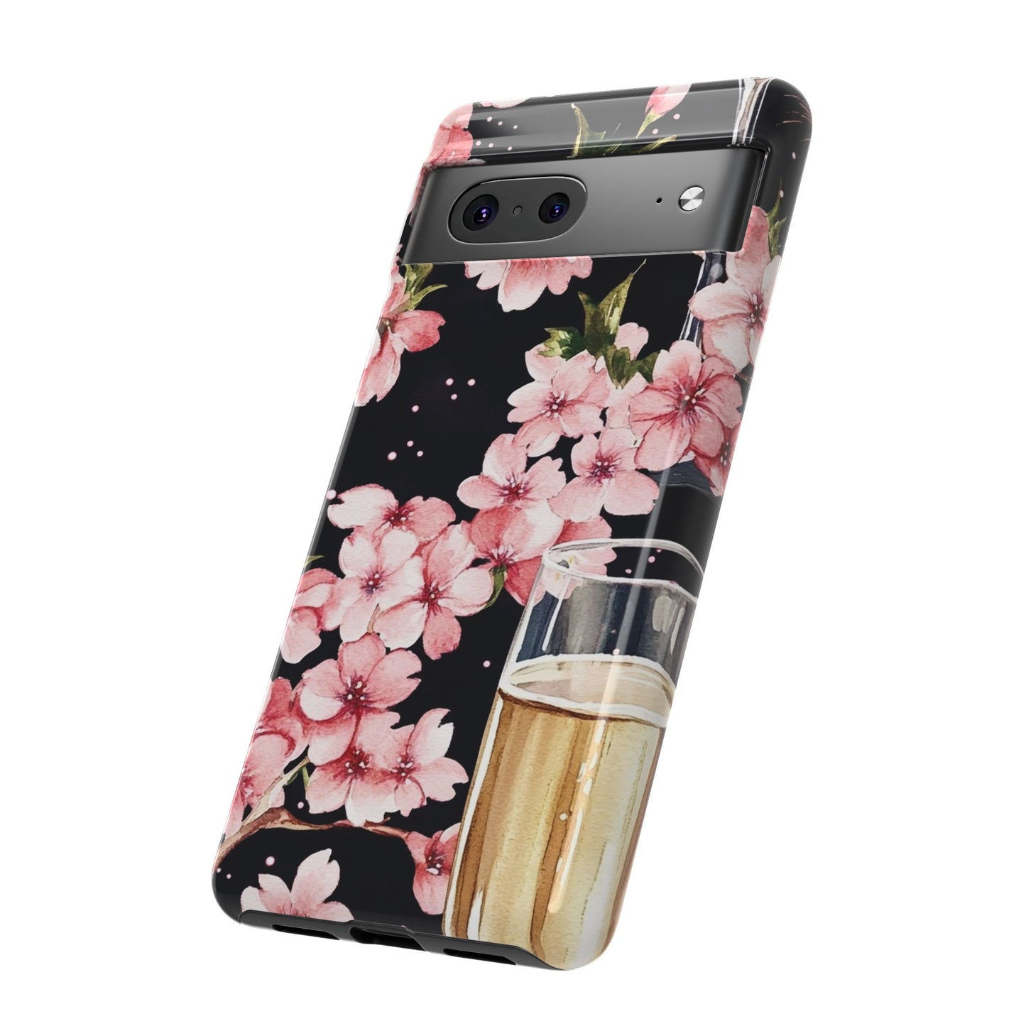 Chic Phone Case with Floral Design, Elegant Phone Cover for Women, Gift for Birthdays, Mother's Day, or Celebrations