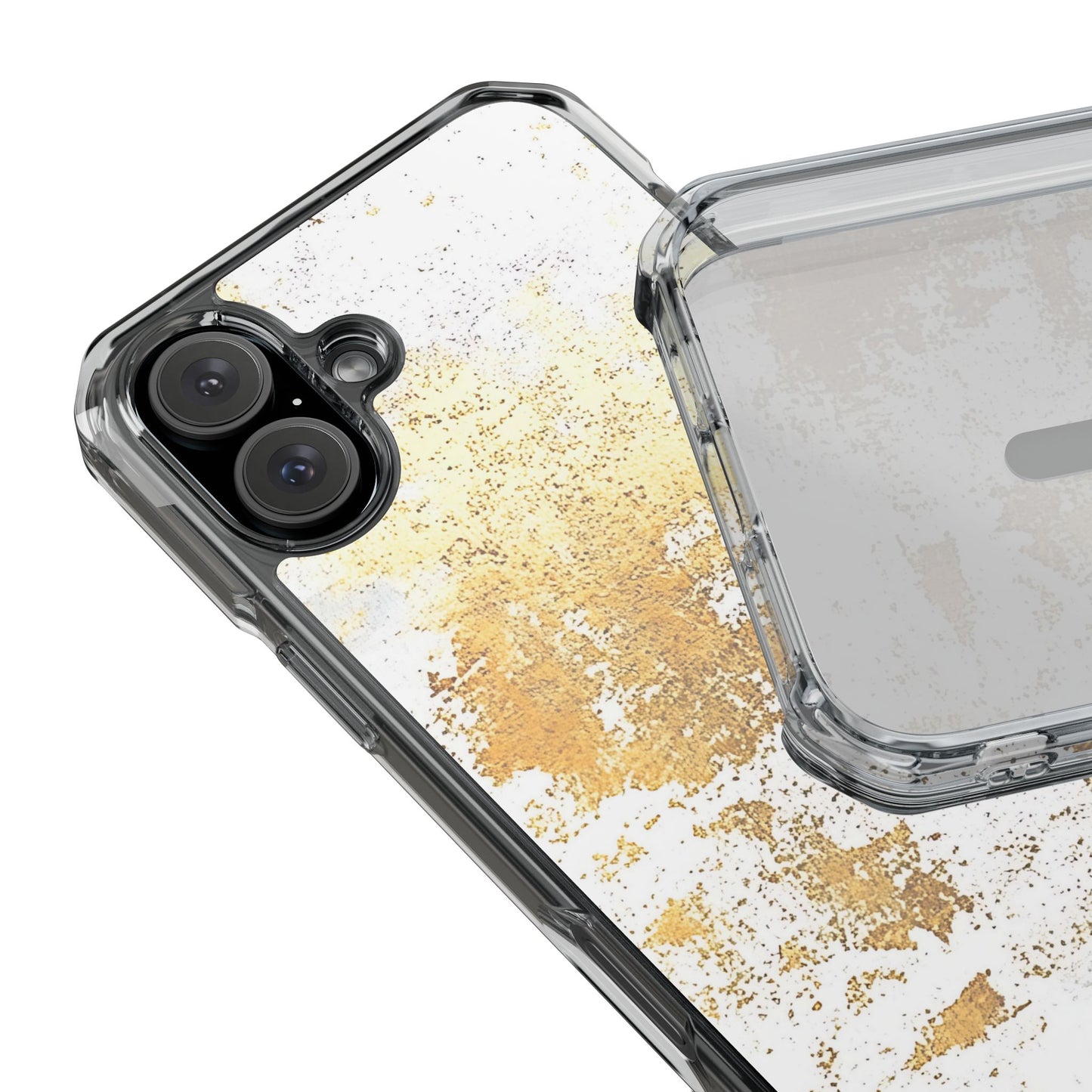 Stylish Magnetic Phone Case, Clear Impact Phone Cover, Unique Protective Case, Customizable Phone Accessory, Trendy Gift Idea