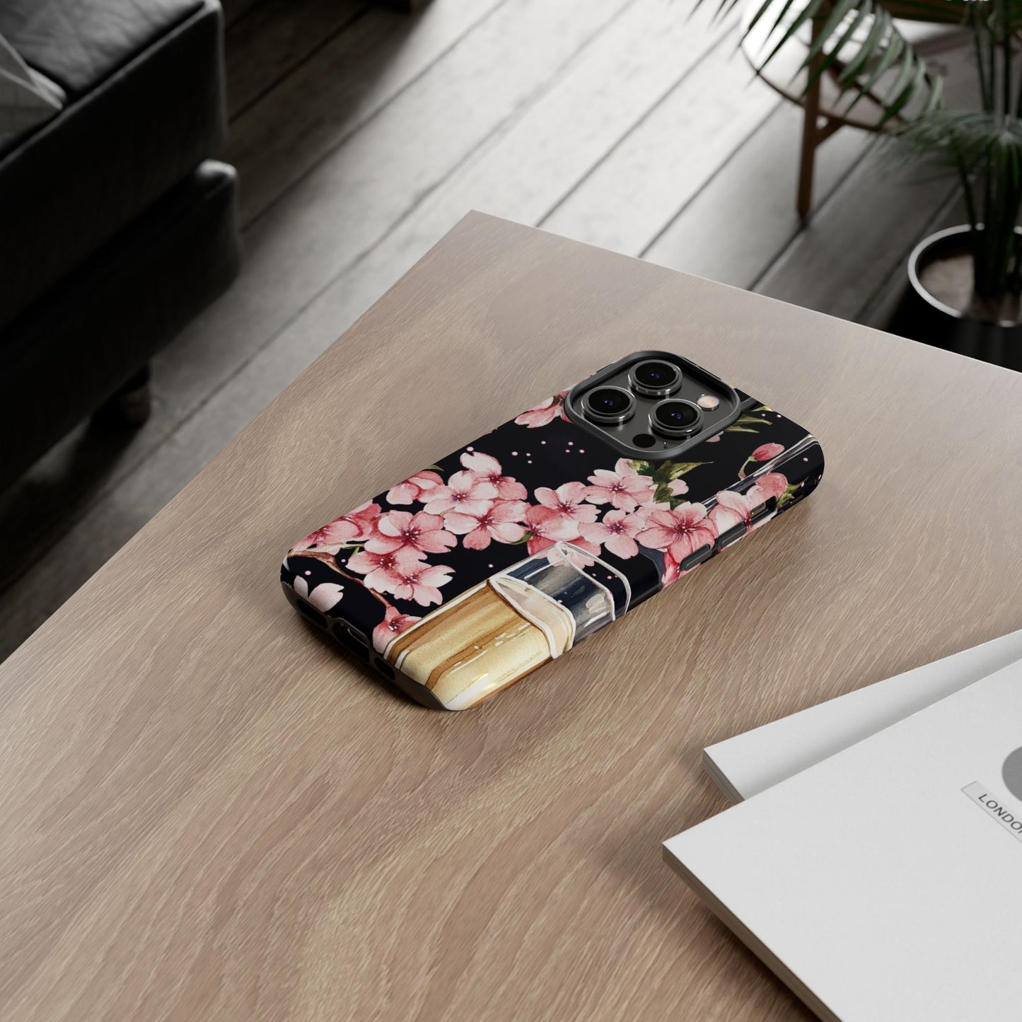 Chic Phone Case with Floral Design, Elegant Phone Cover for Women, Gift for Birthdays, Mother's Day, or Celebrations