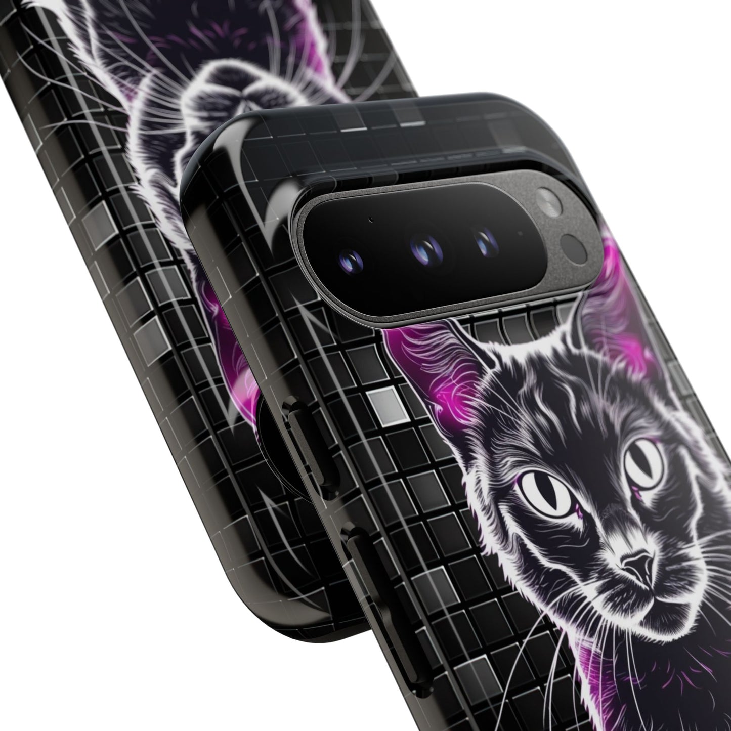 Cat Phone Case - Meow Magic, Cute Cat Lover Gift, Cat Mom Accessory, Pet-Themed Phone Cover, Stylish Cat Art Case