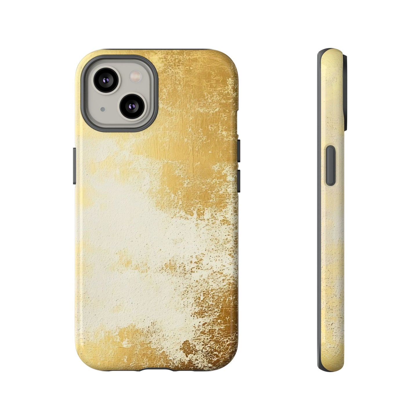 Stylish Phone Case - Gold Texture, Tough Cases, Protective Cover, Gift for Him, Glamorous Phone Accessory