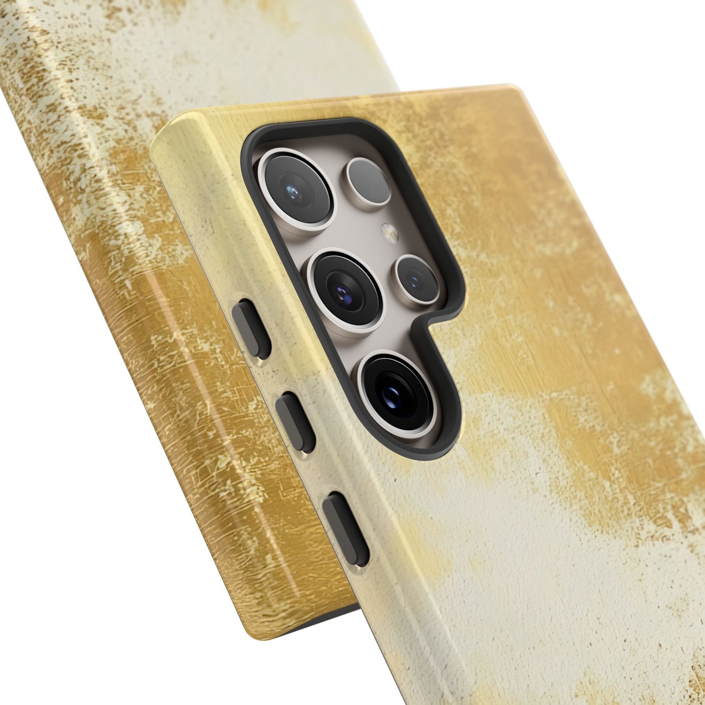 Stylish Phone Case - Gold Texture, Tough Cases, Protective Cover, Gift for Him, Glamorous Phone Accessory