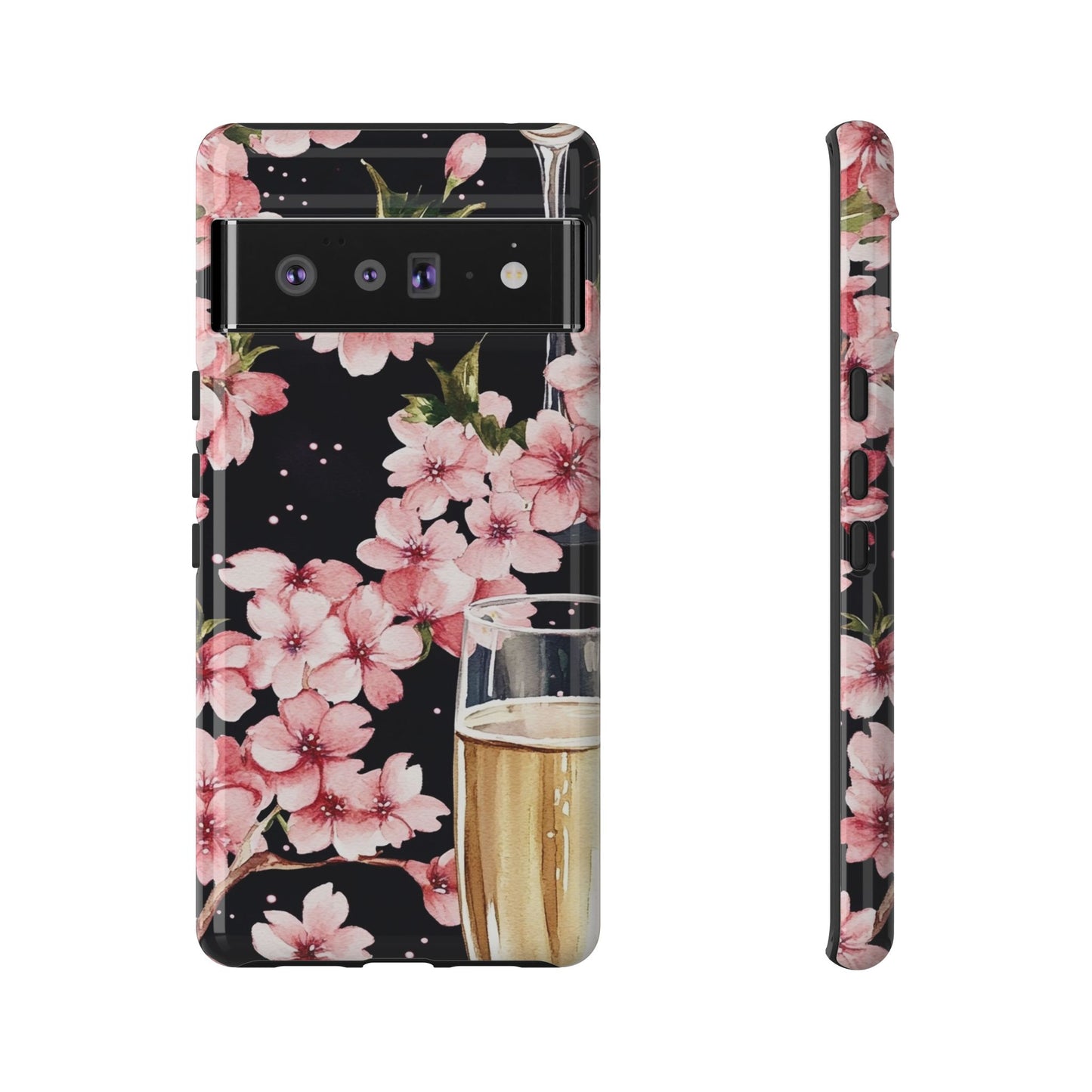 Chic Phone Case with Floral Design, Elegant Phone Cover for Women, Gift for Birthdays, Mother's Day, or Celebrations