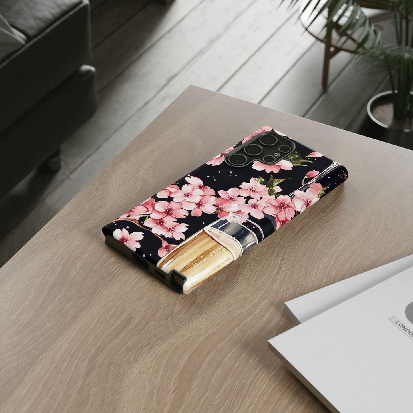 Chic Phone Case with Floral Design, Elegant Phone Cover for Women, Gift for Birthdays, Mother's Day, or Celebrations