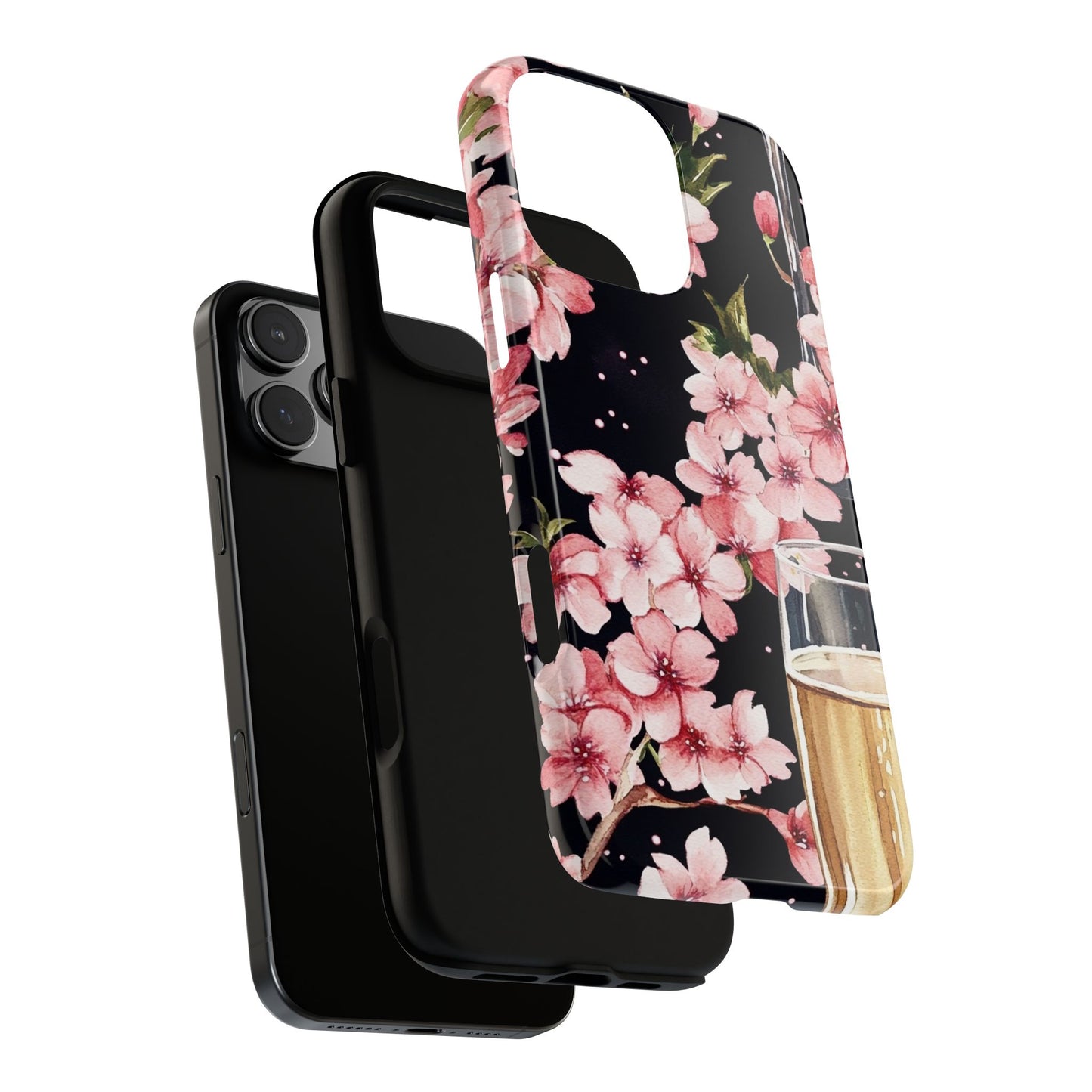 Chic Phone Case with Floral Design, Elegant Phone Cover for Women, Gift for Birthdays, Mother's Day, or Celebrations