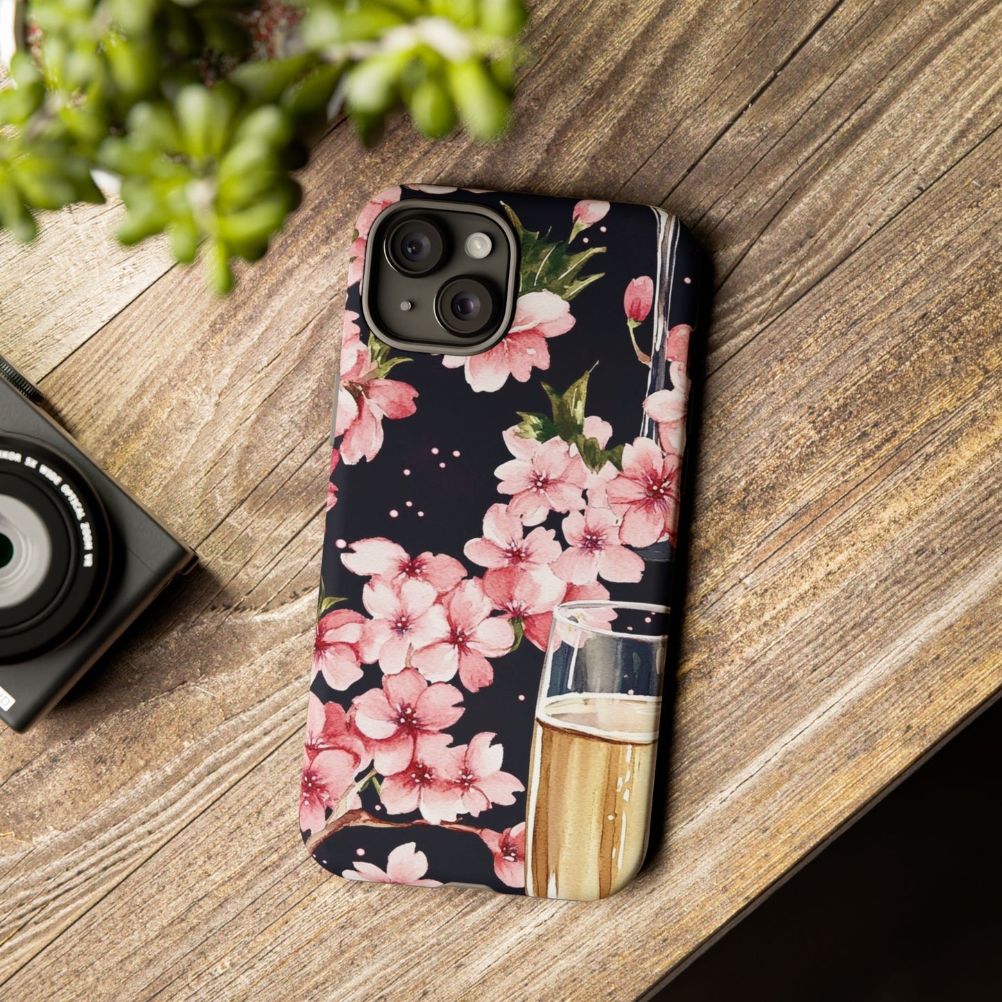 Chic Phone Case with Floral Design, Elegant Phone Cover for Women, Gift for Birthdays, Mother's Day, or Celebrations