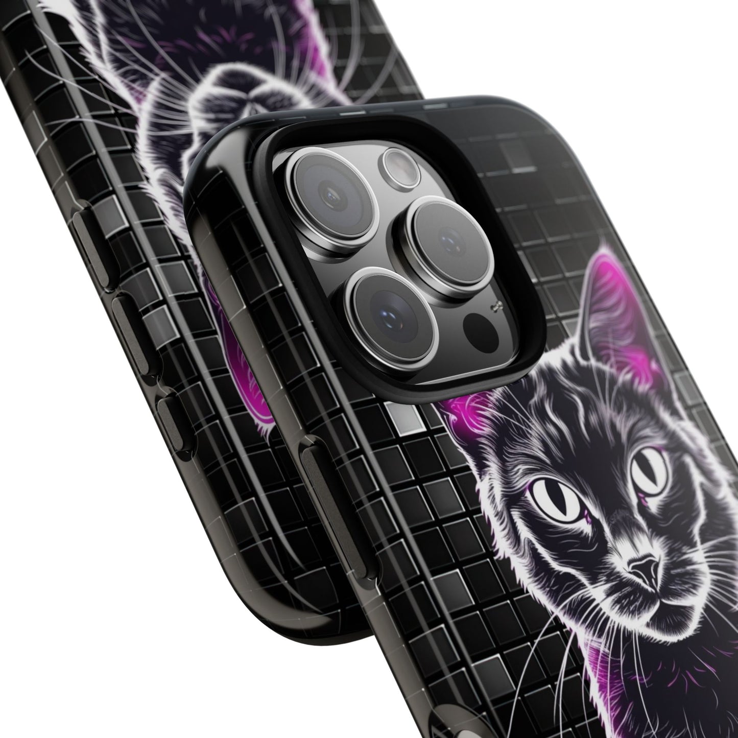 Cat Phone Case - Meow Magic, Cute Cat Lover Gift, Cat Mom Accessory, Pet-Themed Phone Cover, Stylish Cat Art Case