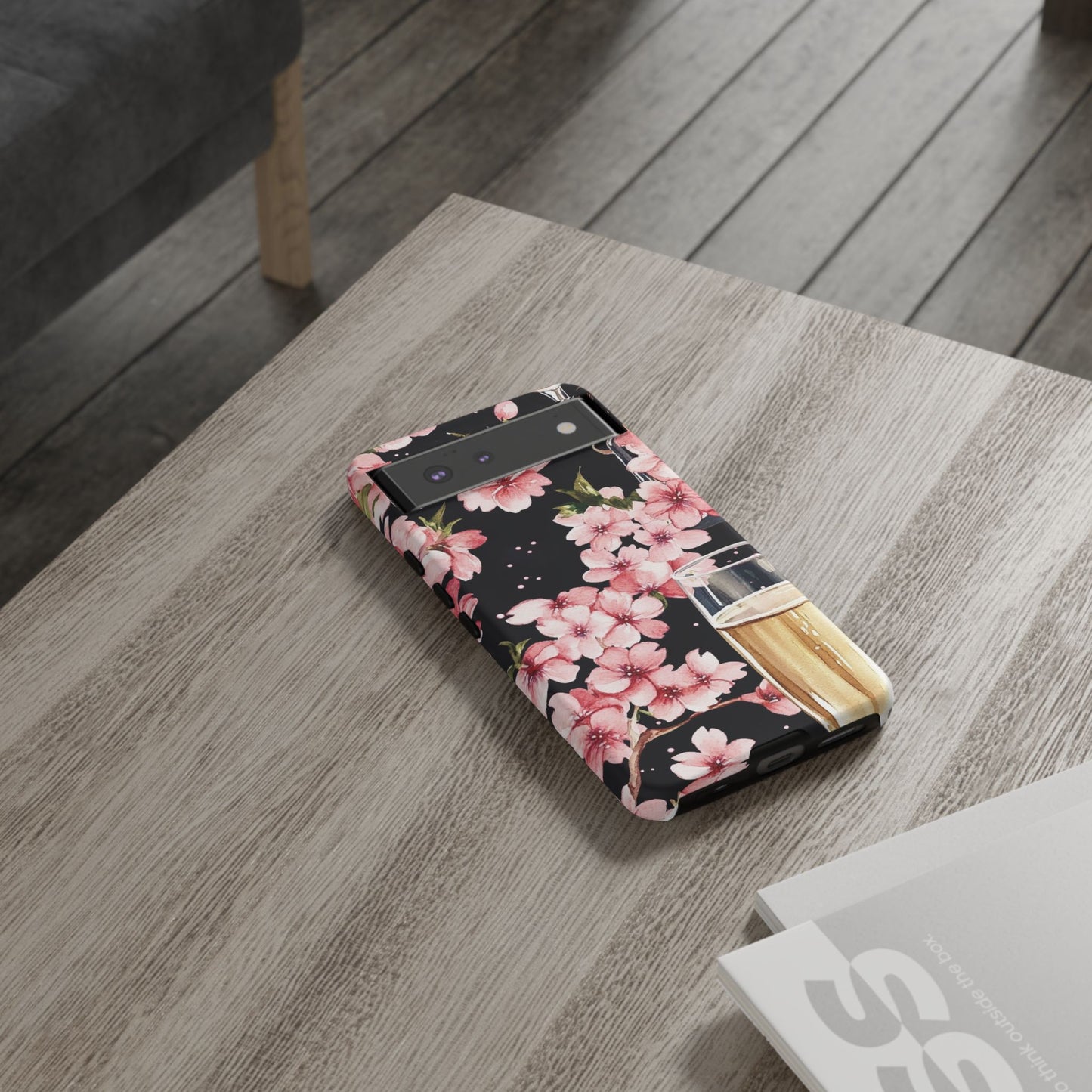 Chic Phone Case with Floral Design, Elegant Phone Cover for Women, Gift for Birthdays, Mother's Day, or Celebrations