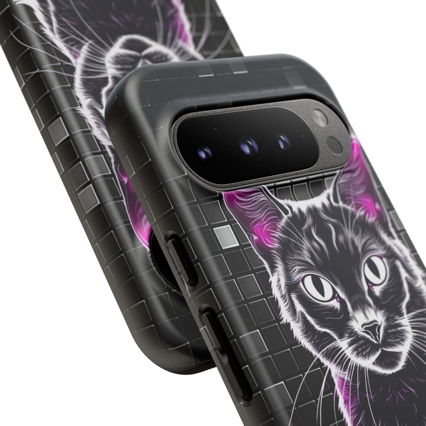 Cat Phone Case - Meow Magic, Cute Cat Lover Gift, Cat Mom Accessory, Pet-Themed Phone Cover, Stylish Cat Art Case