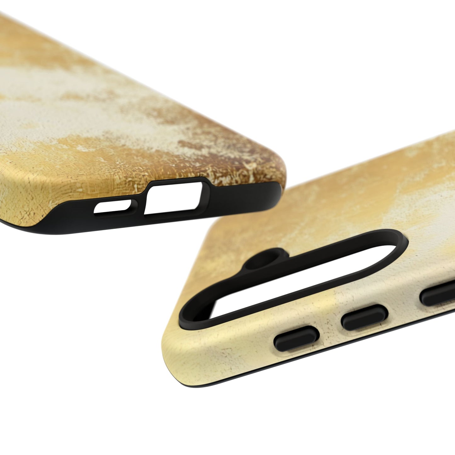 Stylish Phone Case - Gold Texture, Tough Cases, Protective Cover, Gift for Him, Glamorous Phone Accessory
